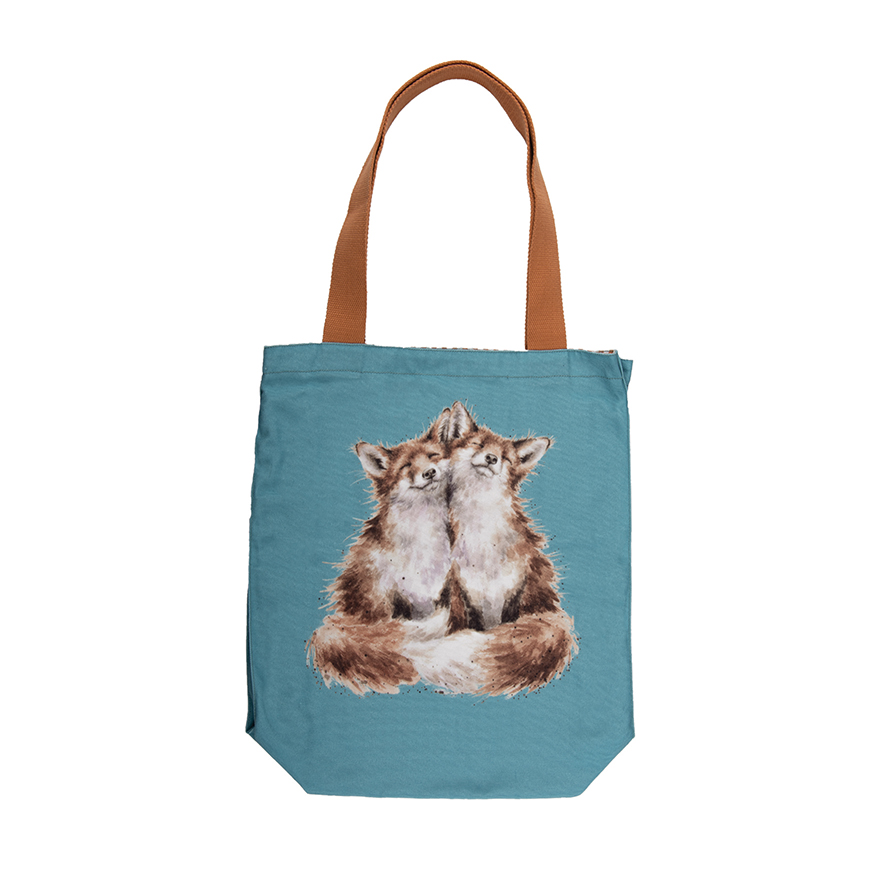 Contentment Canvas Tote Bag (Fox) image number null